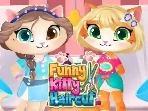 لعبة Funny Kitty Haircut على الانترنت