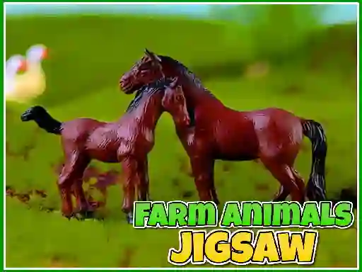 لعبة Farm Animals Jigsaw على الانترنت
