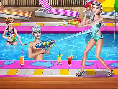 لعبة Sisters Pool Party على الانترنت