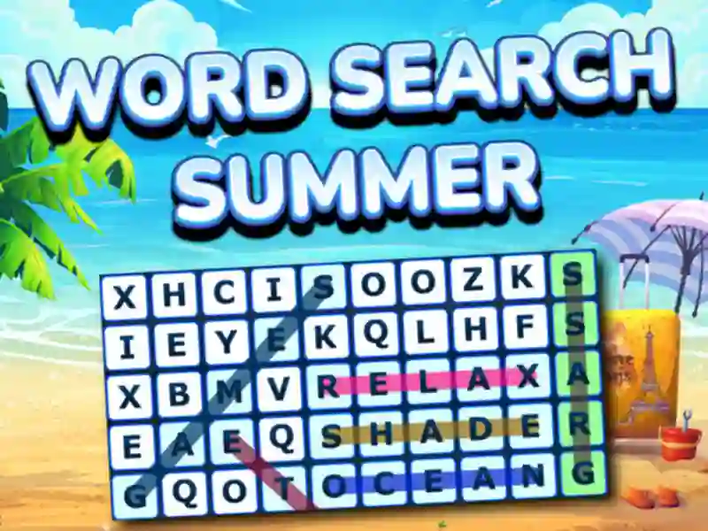 لعبة Word Search Summer على الانترنت