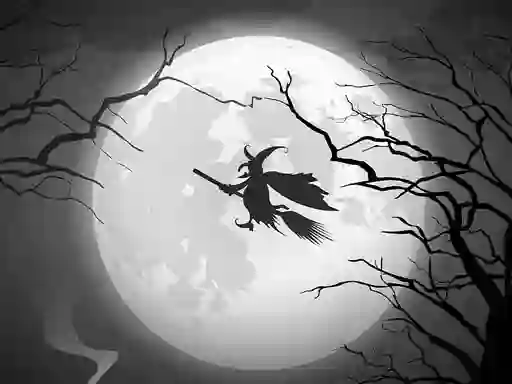لعبة The Night Of the Witches Jigsaw على الانترنت