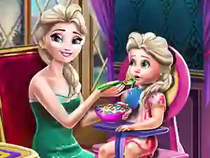 لعبة Ice Queen Toddler Feed على الانترنت