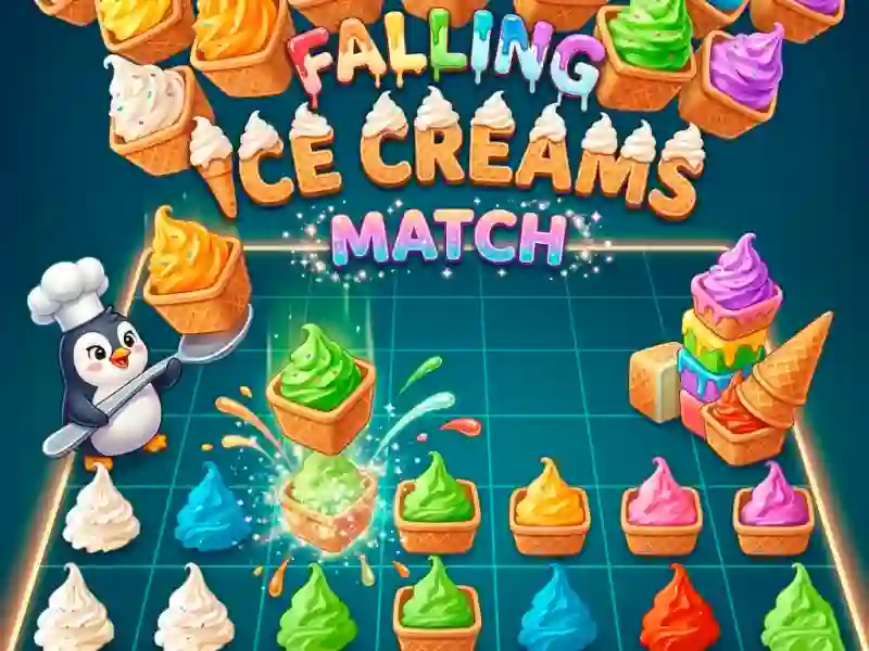 لعبة Falling Ice Creams Match على الانترنت