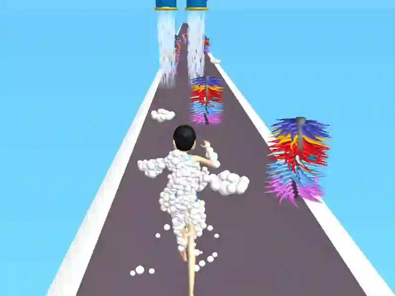 لعبة running in foam على الانترنت