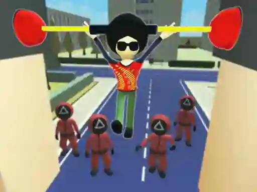 لعبة Squid Fall Guy على الانترنت