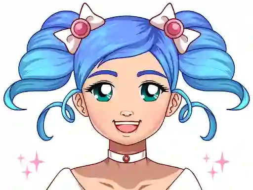 لعبة Kawaii Magical Girl Dress Up Game على الانترنت