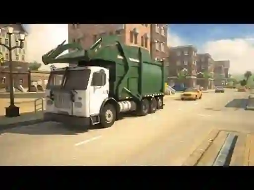 لعبة Garbage Truck City Simulator على الانترنت