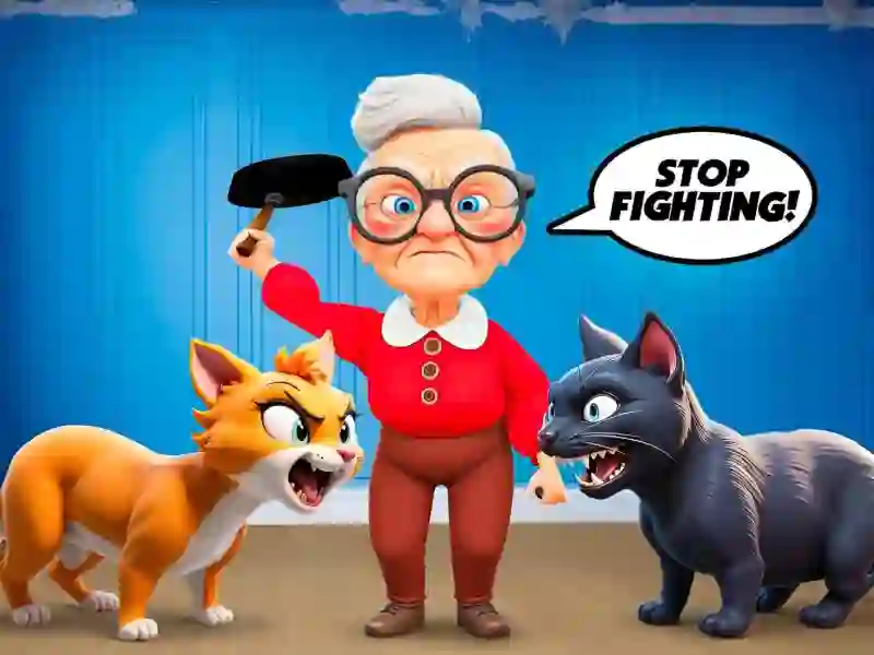لعبة Cat and Granny على الانترنت