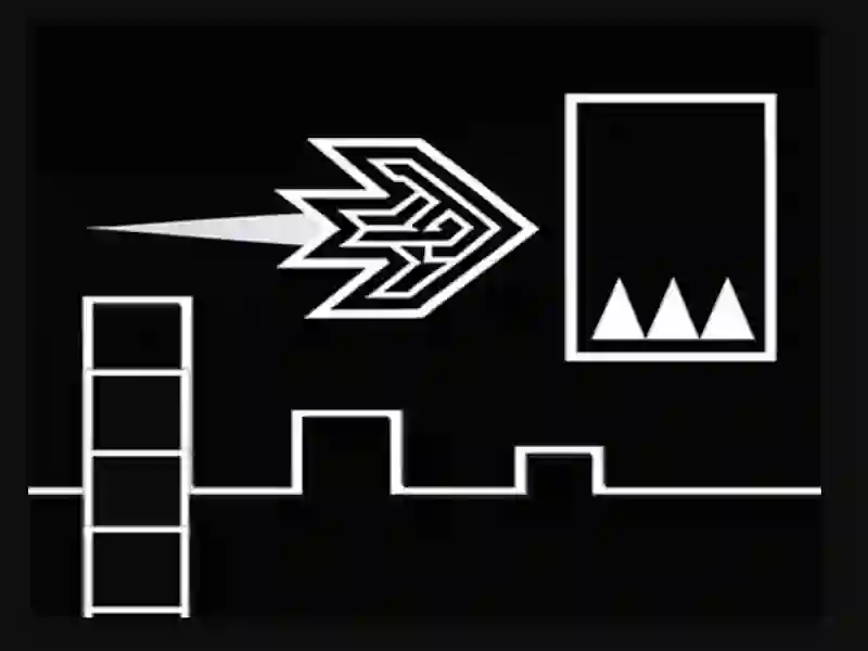 لعبة Geometry Flap على الانترنت