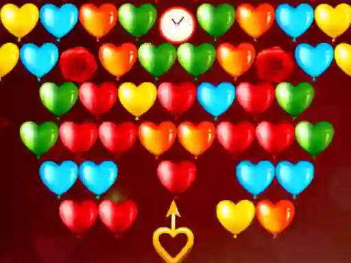 لعبة Bubble Shooter Valentines على الانترنت