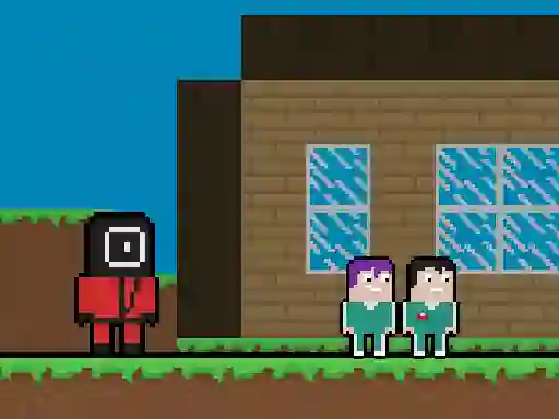 لعبة Squid Escape But Blockworld على الانترنت