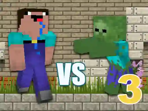 لعبة Noob vs Zombies 3 على الانترنت