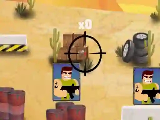 لعبة 2D War Friends Shooting على الانترنت