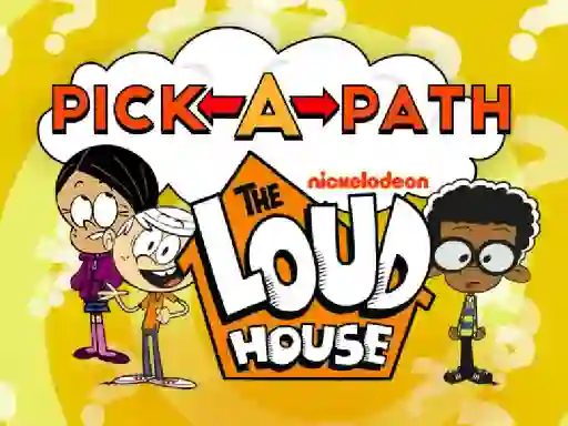 لعبة The Loud House Pick-a-Path على الانترنت