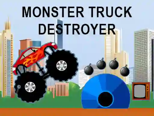 لعبة Monster truck destroyer على الانترنت