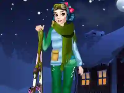 لعبة Princess Winter Skiing على الانترنت