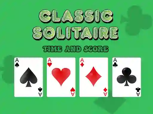 لعبة Classic Solitaire: Time and Score على الانترنت