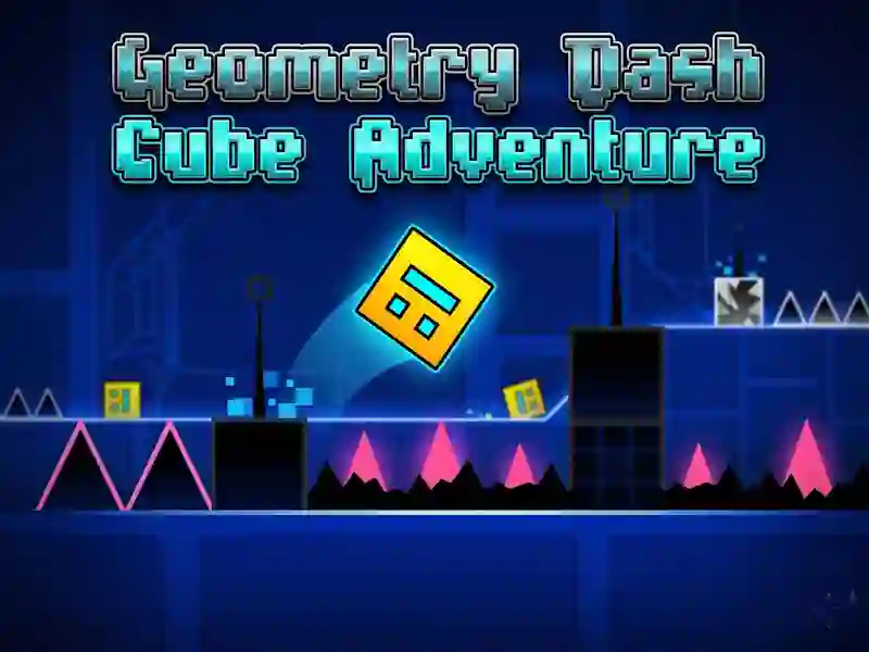 لعبة Geometry Dash Cube Adventure على الانترنت