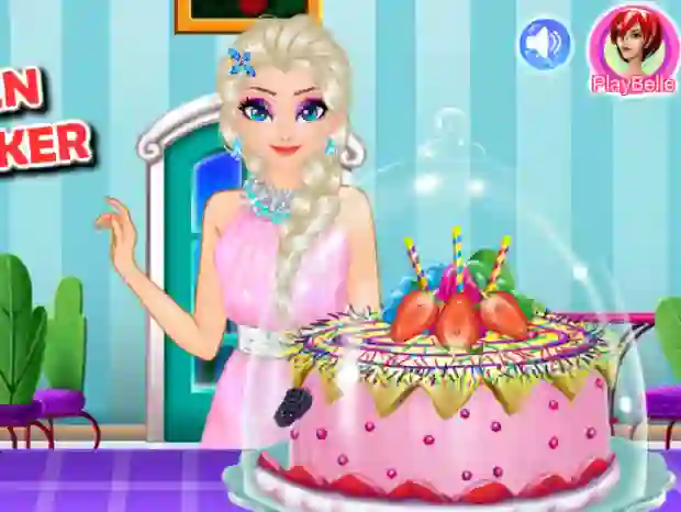 لعبة Ice queen royal baker على الانترنت