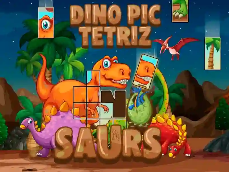 لعبة Dino Pic Tetriz على الانترنت