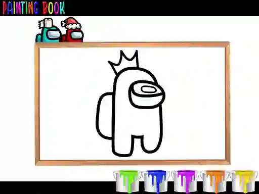 لعبة Among Them Painting Book! على الانترنت