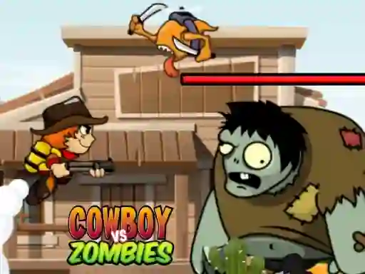 لعبة Cowboy vs Zombies على الانترنت