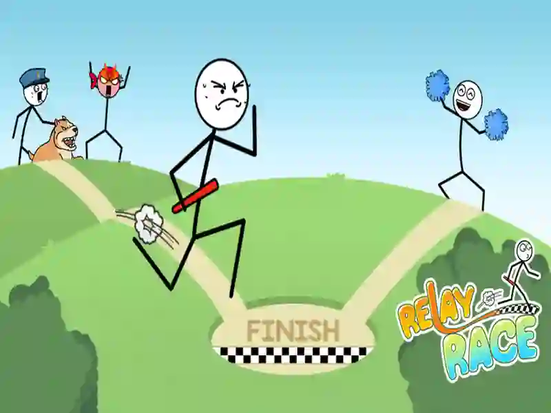 لعبة Relay Race على الانترنت