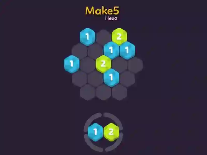 لعبة Make 5 Hexa على الانترنت