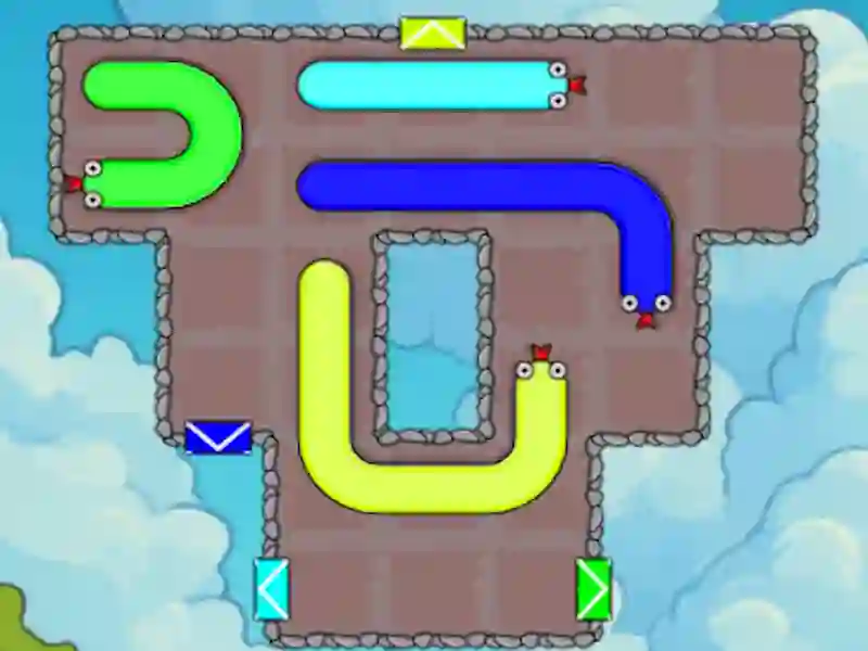 لعبة Slither Escape على الانترنت