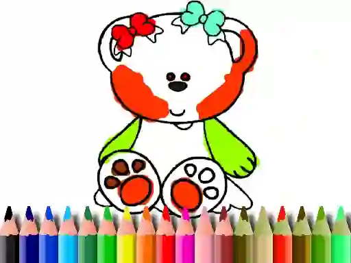 لعبة Back to School: Sweet Bear Coloring على الانترنت