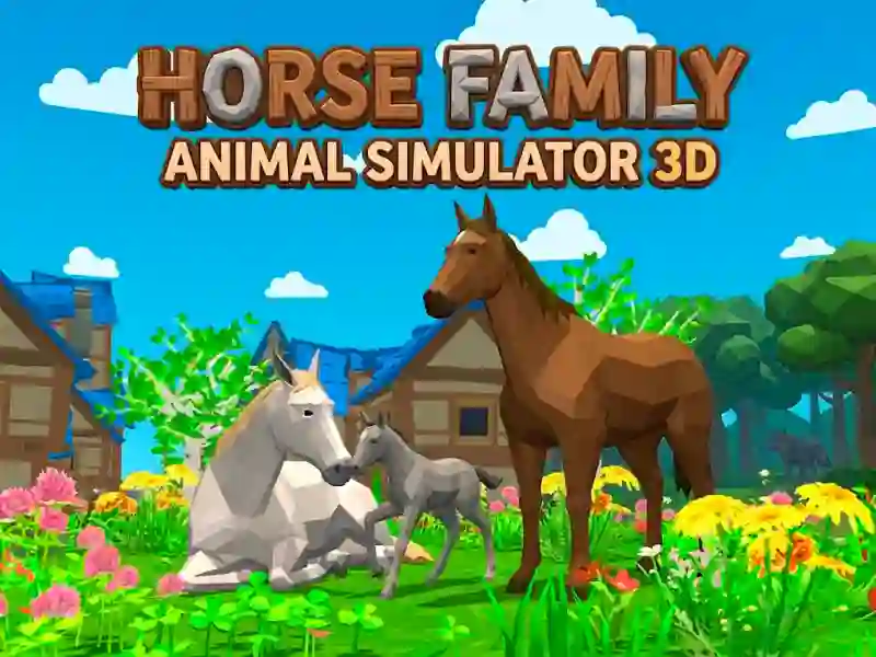 لعبة Horse Family Animal Simulator 3D على الانترنت