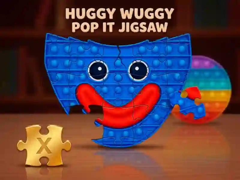 لعبة Huggy Wuggy Pop It Jigsaw على الانترنت