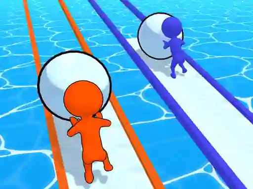 لعبة Snowball Racing على الانترنت