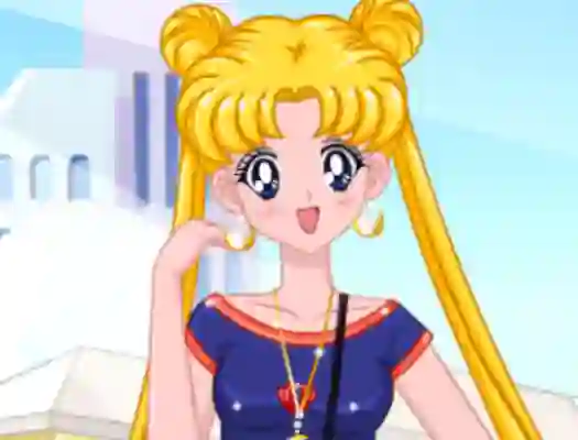 لعبة Sailor Scout`s Summer Style على الانترنت