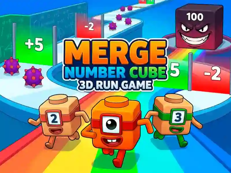 لعبة Merge Number Cube 3d Run Game على الانترنت