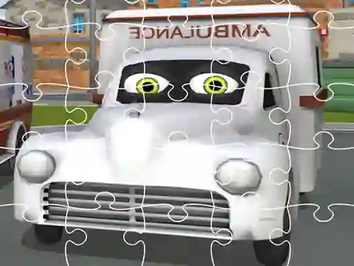 لعبة Ambulance Trucks Jigsaw على الانترنت