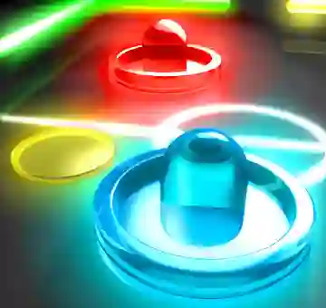 لعبة Neon Hockey على الانترنت