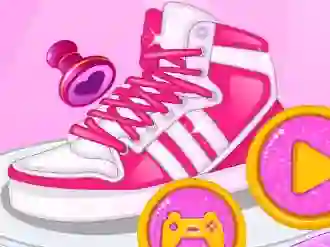 لعبة Popstar sneaker designer على الانترنت
