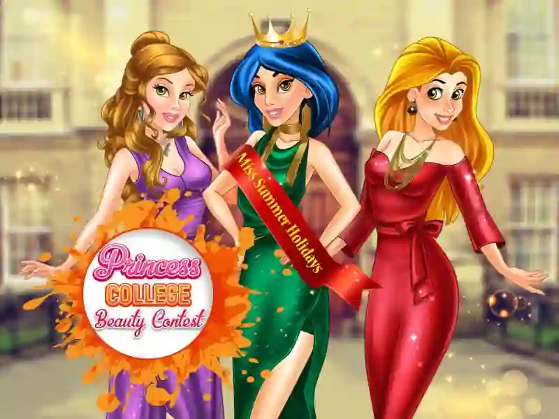 لعبة Princess College Beauty Contest على الانترنت