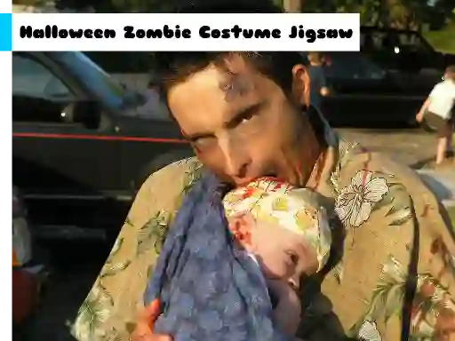 لعبة Halloween Zombie Costume Jigsaw على الانترنت
