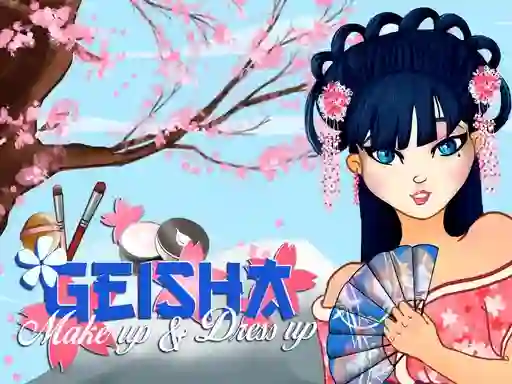 لعبة Geisha make up and dress up على الانترنت