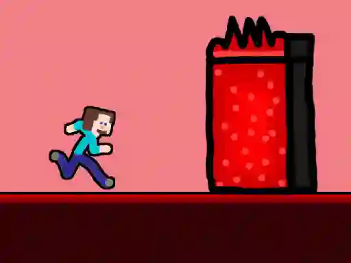 لعبة Steveman Lava World على الانترنت