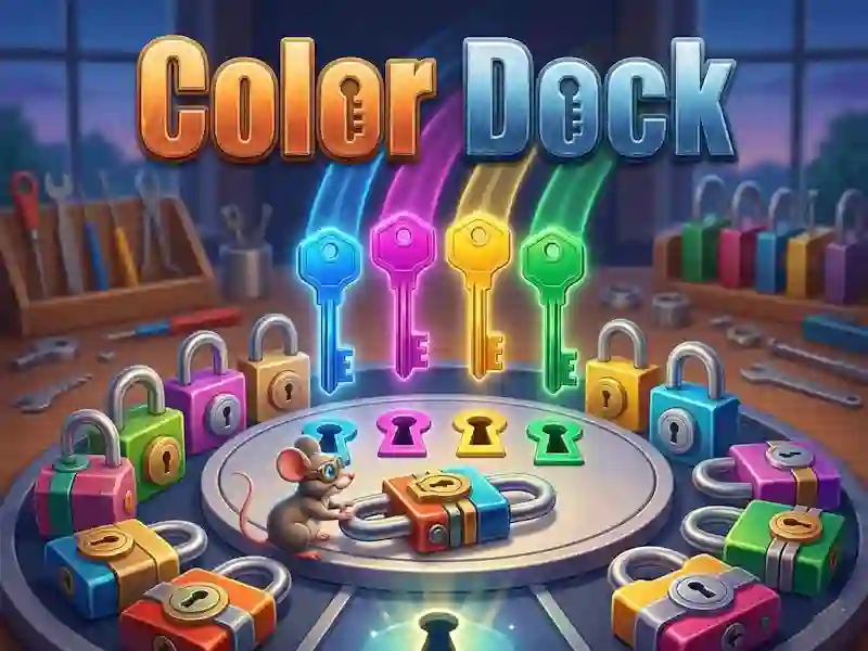 لعبة Color Dock على الانترنت