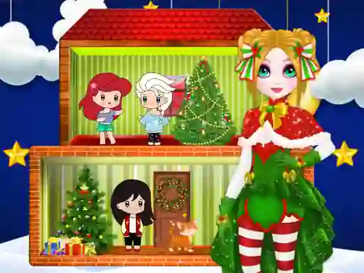 لعبة Christmas Puppet Princess House على الانترنت