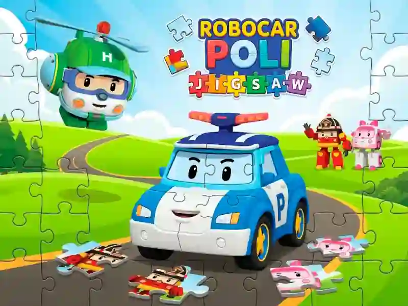لعبة Robocar Poli Jigsaw على الانترنت