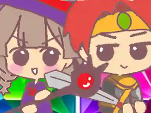 لعبة 3 match puzzle battle على الانترنت