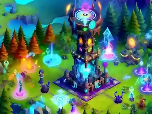 لعبة 2D Fantasy Tower Defence على الانترنت