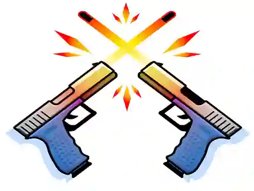 لعبة Double Gun Strike على الانترنت