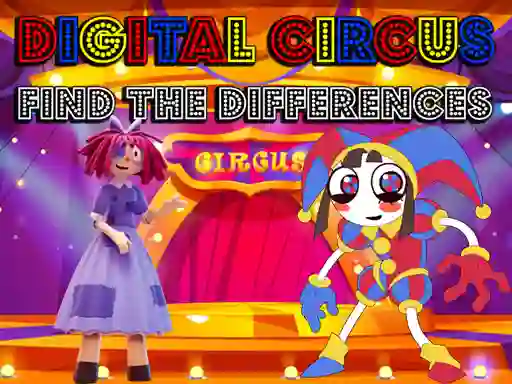 لعبة Digital Circus Find The Differences على الانترنت