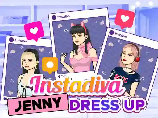 لعبة Instadiva Jenny Dress Up على الانترنت